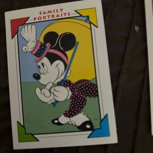 Mickey Mouse Family Portraits Card